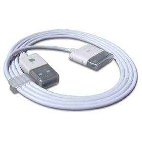 ABC Products USB Cable Lead Cord Charger Sync for Apple iPad, i Pad, iPod, i pod, iPod Mini, iPod Video, iPod Nano, iPod shuffle, iPod with Dock Connector, iPod Clickwheel and iPod Colour screen, ipod Color, iPod U2, iPhone, i Phone, iTouch, i Touch, Classic + for all 3rd & 4th generation etc