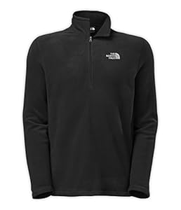 The North Face TKA 100 Glacier 1/4 Zip - Men's TNF Black Small