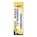Value Pack of 6 BIC Standard Refills - Medium Point 1.0mm fits Wide Body, Velocity, XXL, Pro+, Reaction and AI, 6 Total Refills, Black (MRC21-Blk)
