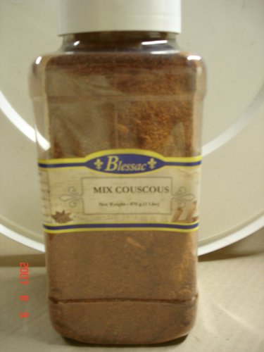 MIX COUSCOUS SPICES 1 LBS CANISTER by EUROPEAN FLAVOURS, INC