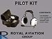 AVIATION HEADSET PILOT KIT (BLACK, RED, OR WHITE)