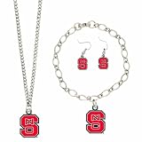 NCAA North Carolina State University Tar Heels Jewelry Set