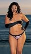 Plus Size Knit Thong