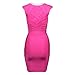 Meilun® Women's Rayon Sexy V-neck Party Clubwear Bandage Dress