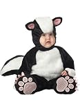 Lil Character Infant Skunk Costume, Black/White/Pink, 12-18 Months