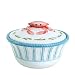 Fitz and Floyd Seaboard Set of 2 Lidded Chowder Bowls
