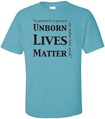 Unborn Lives Matter Blue (Small) T-shirt