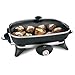 Rival S16RB 12-by-16-Inch Oblong-Shaped Electric Skillet with Removable Pan