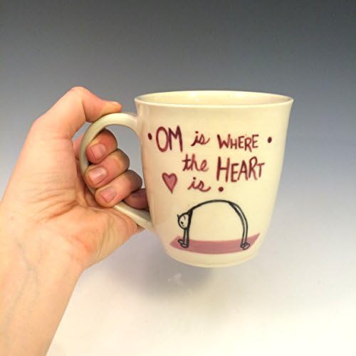 14oz Yoga Mug with OM Saying