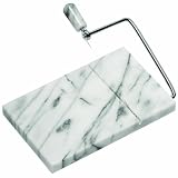 Premier Housewares Cheese Slicer, White Marble
