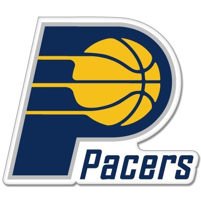 Indiana Pacers NBA Basketball sticker decal 5" x 4"