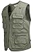 OlympinA Men's Travels Sports Jacket Coat Vest(US 2XL (Asia 5XL),Army Green)