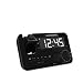Magnasonic MAAC500 AM/FM Projection Clock Radio with WakeUp! Battery Backup Alarm, Jumbo 1.2 inch LED Display, SelfSet Auto Time Set & Dual Alarm