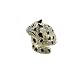 Bedazzled Jaguar Stretch Ring Oversize Gold Tone Jeweled