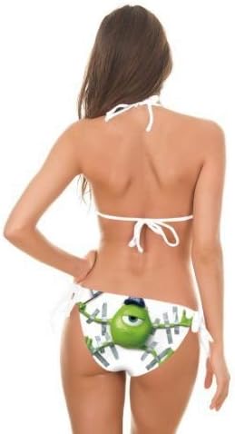 Cute 3D Print Women Swimsuit Bikini Sexy Swimwear Pool Sun Shine Party BX05 Pattern:#I Monsters Inc.