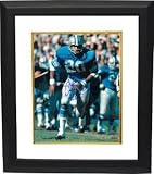 Lem Barney Autographed/Hand Signed Detroit Lions 8x10 Photo HOF 92 Custom Framed- Tri Star Hologram