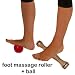 Relax Body (TM) Wooden Foot Roller and Porcupine Massage Ball, Foot Massager Combo for reflexology, Foot Pain/Sore Feet Relief, plantar fasciitis, (Massage Ball for Neck/Back Pain Relief)