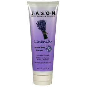 Jason Lavender Hand & Body Therapy, 8-Ounce Tubes (Pack of 3)