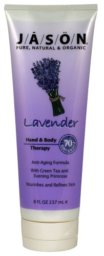 Jason Lavender Hand & Body Therapy, 8-Ounce Tubes (Pack of 3)