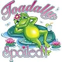 Toadally Spoiled~frog Adult T-Shirt
