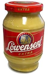 Lowensenf Extra Hot Mustard, 9.3 oz (265g) Jar