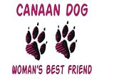 CANAAN DOG WOMAN'S BEST FRIEND Plush Teddy Bear with WHITE T-Shirt