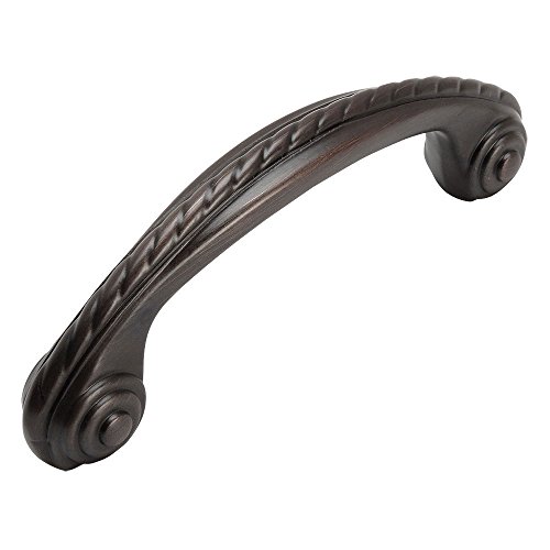 Cosmas® 4114ORB Oil Rubbed Bronze Rope / Scroll Cabinet Hardware Handle Pull - 3