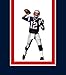 NFL Biggshots Bedding - New England Patriots Tom Brady Comforter Set, Twin
