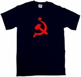 Russian CCCP Hammer & Sickle Flag Logo Mens Tee Shirt in 12 colors Small thru 6XL
