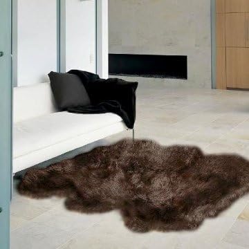 Brown Sheepskin Rug