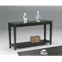ELEGANT OCCASIONAL SOFA TABLE IN CAPPUCCINO FINISH