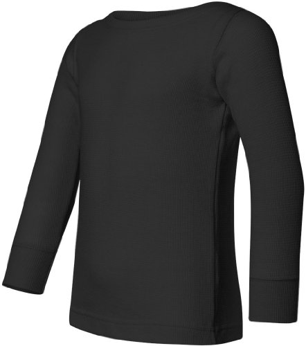 Rabbit Skins Toddler Long Sleeve Thermal T-Shirt 3166 - 4T - Black