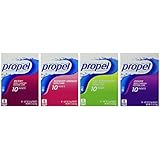 Propel Zero Powder Packets Variety Bundle - 80 Packets - 8 Boxes Total (2 Boxes Each of Grape, Kiwi Strawberry, Berry and Raspberry Lemonade) - Super Value