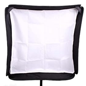 NEEWER 24 inch 60X60cm Portable Professional Softbox Kit for Flash Speedlite Nikon