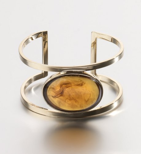 Oval Catseye Cuff Bracelet