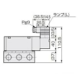 CKD セレックスバルブ パイロット式5ポート弁 高さ:110.5mm （4KB410-15-L-AC100V）