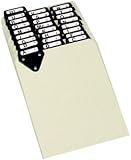 Master Metal Tabbed Indexes for Posting Trays for Form Size 8 x 8-Inches, Green (MAT14880)