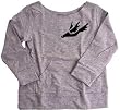 THURSDAY - Dove - Oxford Gray Girls Boatneck Sweatshirt