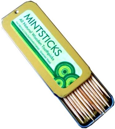 Mintsticks - All Natural Flavored Toothpicks - Mint Flavor
