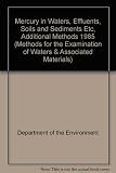 Mercury in waters, effluents, soils and sediments etc., additional methods 1985