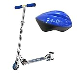 Razor Spark Scooter Blue with Blue Youth Helmet
