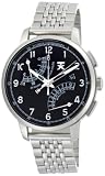Tx Men's T3c199 Classic Fly-back Chronograph Steel Case Bracelet Black Dial Watch
