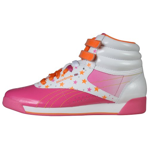 Reebok Freestyle Hi Liquid Spring Stars J04424-6.5
