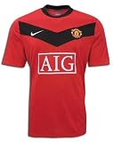Nike #10 Rooney Manchester United Home 09/10 Soccer Jersey (USA Size: L)