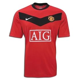 Nike #10 Rooney Manchester United Home 09/10 Soccer Jersey (USA Size: M)