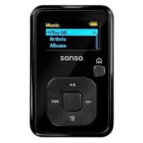SanDisk SDMX18R-004GK-A57 RB Refurbished Sansa Clip and 4 GB MP3 Player