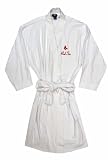 Boston Red Sox Logo White Robe for women (Large/X-Large)