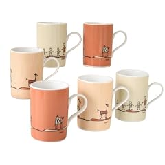 Creatable 108136 6-er Kaffeebecher Urban Style