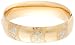Jewelry : 14k Gold Filled Etched Flower Design Bracelet