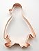 North Pole Penguin Copper Cookie Cutter